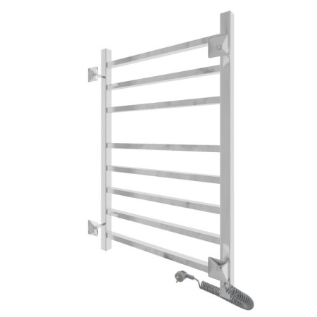 The electric heated towel "Sanprise" Quadro P8, 500x800 mm, left, chrome-7
