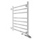 The electric heated towel "Sanprise" Quadro P8, 500x800 mm, left, chrome