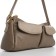 Female bag Textura, average size, beige-gray color