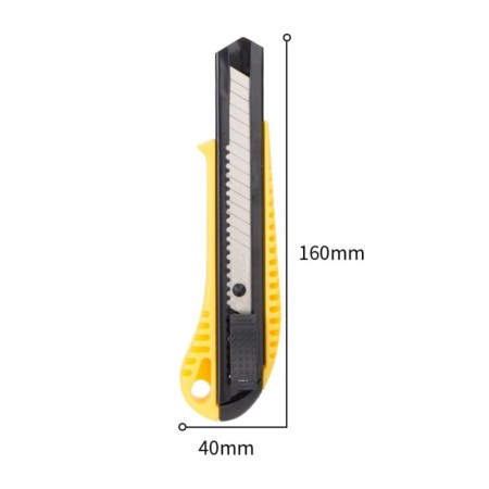 Technical knife Deli DL003 98400, reinforced, auto -blocking, 18 mm-2