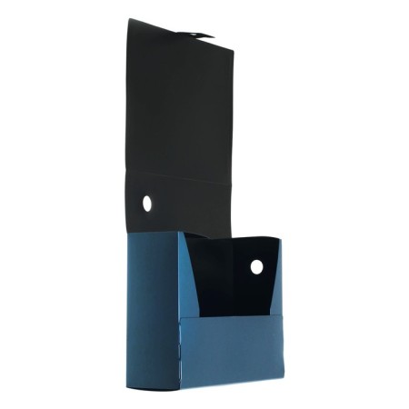 A4 Calligrata archive folder archive, 100 mm spine, plastic, cut fastener, blue, up to 900 sheets-2