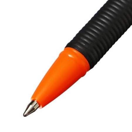 Ballic handle Erichkrause R-301 Orange Stick & Grip, node 0.7 mm, black rod, rubber emphasis, letter line length 1000 meters-8