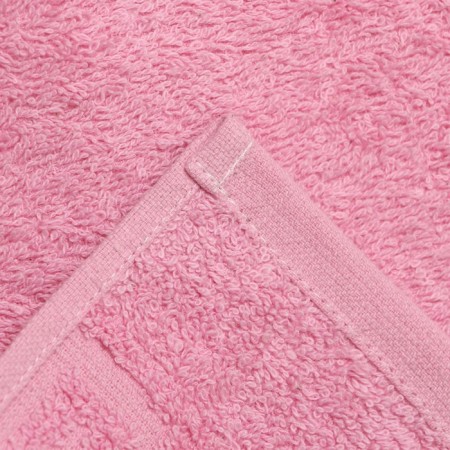 Terry towel with a border 70x140 cm, fuchsia color, cotton 100%, 430g/m2-3