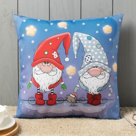 Pillow decorative miracles, size 35x35 cm, photo printing, Gabardin, Hollofiber, 100% polyester