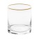 A set of glasses for whiskey, decor “Gold Gold”, 410 ml x 6 pcs.