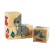 Wooden cubes "forest animals", set of 4 pcs.