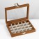Stand for jewelry "Casket Wood" 24 cells, 16 × 21 × 5 cm, gray color in a tree