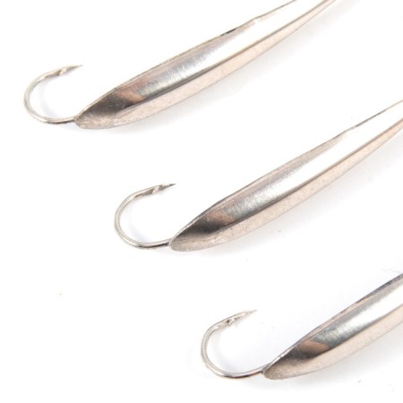 Vertical spinning "Yaman" Boat small, size 37 mm, 4 g, Nickel color-1