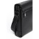 Bag Cross-Body Men, genuine leather, de-gosa black, 19x6x22 cm