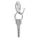 Hook furniture tundra TKO004, one -rod, chrome