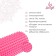 Massage roller SANGH, 33x12 cm, light pink color
