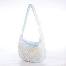 Youth bag with lightning, blue color