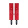 Handcuffs Toyfa Theater, leather, 23 cm, red