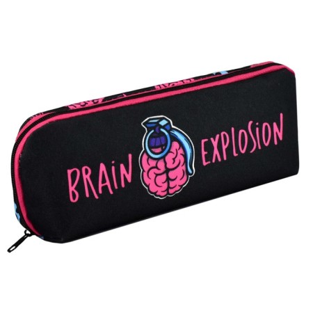 Penal soft, 1 compartment, 100 x 210 x 75 mm, voluminous, phoenix "Brain explosion"