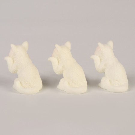 Miniature Puppet "Kit", set of 3 pcs., Size 1 pc. - 2 × 2 × 3.5 cm-3