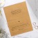 Invitation to a wedding Kraft Flowers, 16 x 10.5 cm