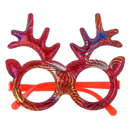 Carnival glasses "Deer Santa"-1