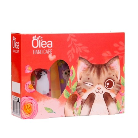 Gift set of hand creams Olea: Complex care, 30ml+moisturizer, 30ml+nutritious, 30ml 1006243-4