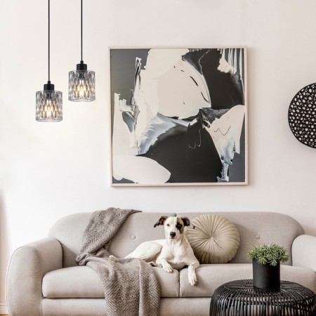 Suspended lamp 1x60W E27, size 20x20x150 cm-4