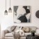 Suspended lamp 1x60W E27, size 20x20x150 cm