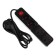 Extension cord Luazon Lighting, 2 euros+2 univ., 3 m, 2200 W, 2x0.5 mm2, with off., Black