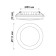 LED LED KLAR, 18 W, 4000K, LED, white color, D = 85mm