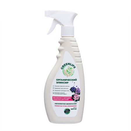 Spray "Green Life" organic elixir, for violets and flowering indoor plants, 0.5 liters-1