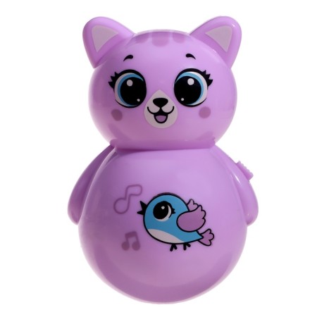 Musical Nevalyashka "Funny Baby", Purple Color-1