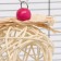 Bird nest with a bell, 13 x 28 cm, vine