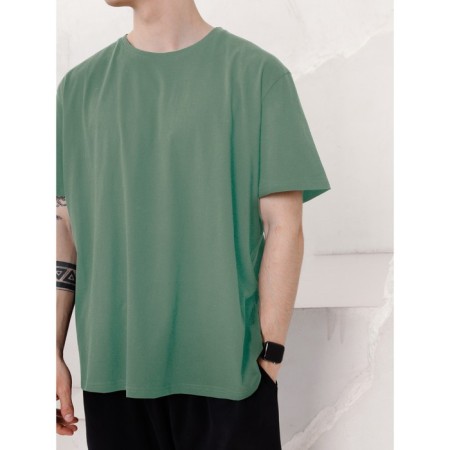 Male T-shirt, size 68-70, green color-1