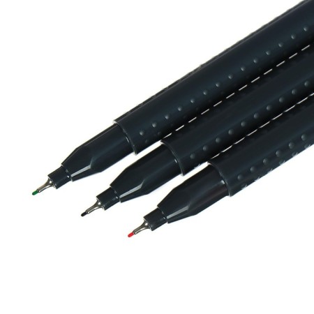 A set of capillary handles 20 colors Faber-Castell Grip 0.4 mm, in a plastic case-2