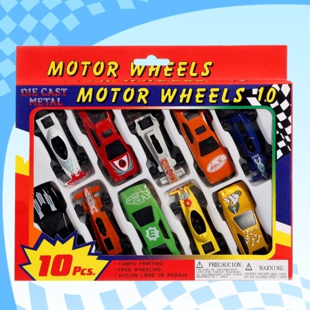 Metal machine "Automir", a set of 10 pcs.-14