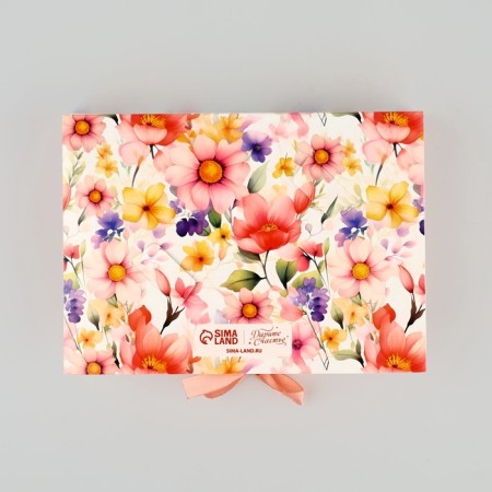 Box for 12 sweets with cells “With Love” 18.5 x 13.5 x 3.5 cm-3