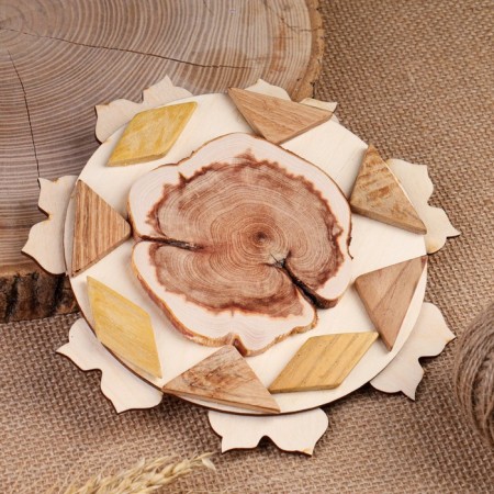 Hot “owl” stand, d = 20 cm, juniper-2