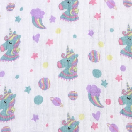 Poncho Muslim Children's Lovelife "Unicorns" 100% HL, 4-p, 235g/m2-5