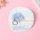 Fluffy on the ring "Elephant. Dreaming is very important!" D = 8 cm 15x15 cm