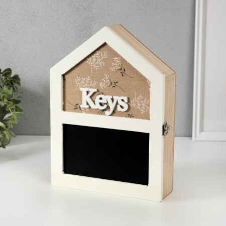 Keywater tree 6 hooks "Two -story house with flowers" 6x20x27.5 cm-1