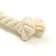 Toy "Sausage with glasses on rope" for dogs, 14 cm