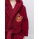 Baby bathrobe, height 152 cm, burgundy color