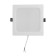 Luminer built -in LED "Daunlate" 12W, 4000K, 1140 lm, 220V, 150x27mm, square 10532