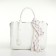 Textura wives, 25*7*21, OD with zipper, regure belt, white