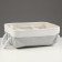 Stellah basket with Country Handles, 320 x 230 x 100 mm, gray