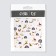 Nail stickers 10.2*8cm Winter Forest CJ-021 Gold/Chern/Bel Folgyr substrate QF