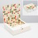 Box Fold -sided double -sided "champagne", 20 x 18 x 5 cm, new year