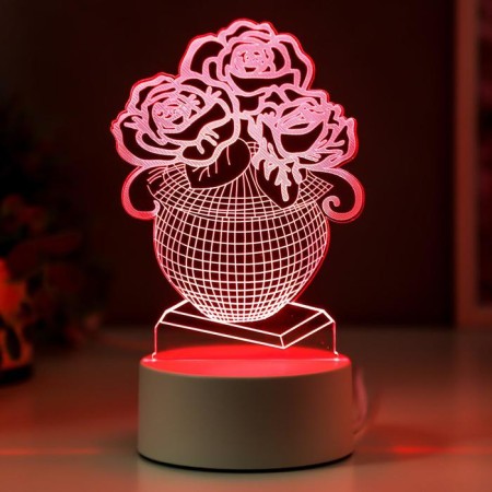 Light "Vase with Flowers" Led RGB from the RISALUX network-2