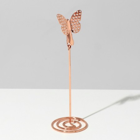 KEALLECTIONAL with the clamp "Butterfly", 4.5 × 4.5 × 13 cm, color pink gold-2