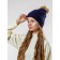 Female ISee hat, size 52-56, blue color