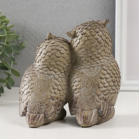 Souvenir Polystone "Gray couple of Filin" 8.5x14.5x14.5 cm-2