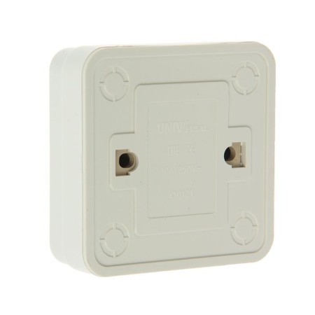 UNIVERSAL Olympus switch, 10 A, 1 key, external, backlight, white-1