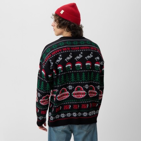 New Year. Knitted jumper KAFTAN "UFO" size 56-4